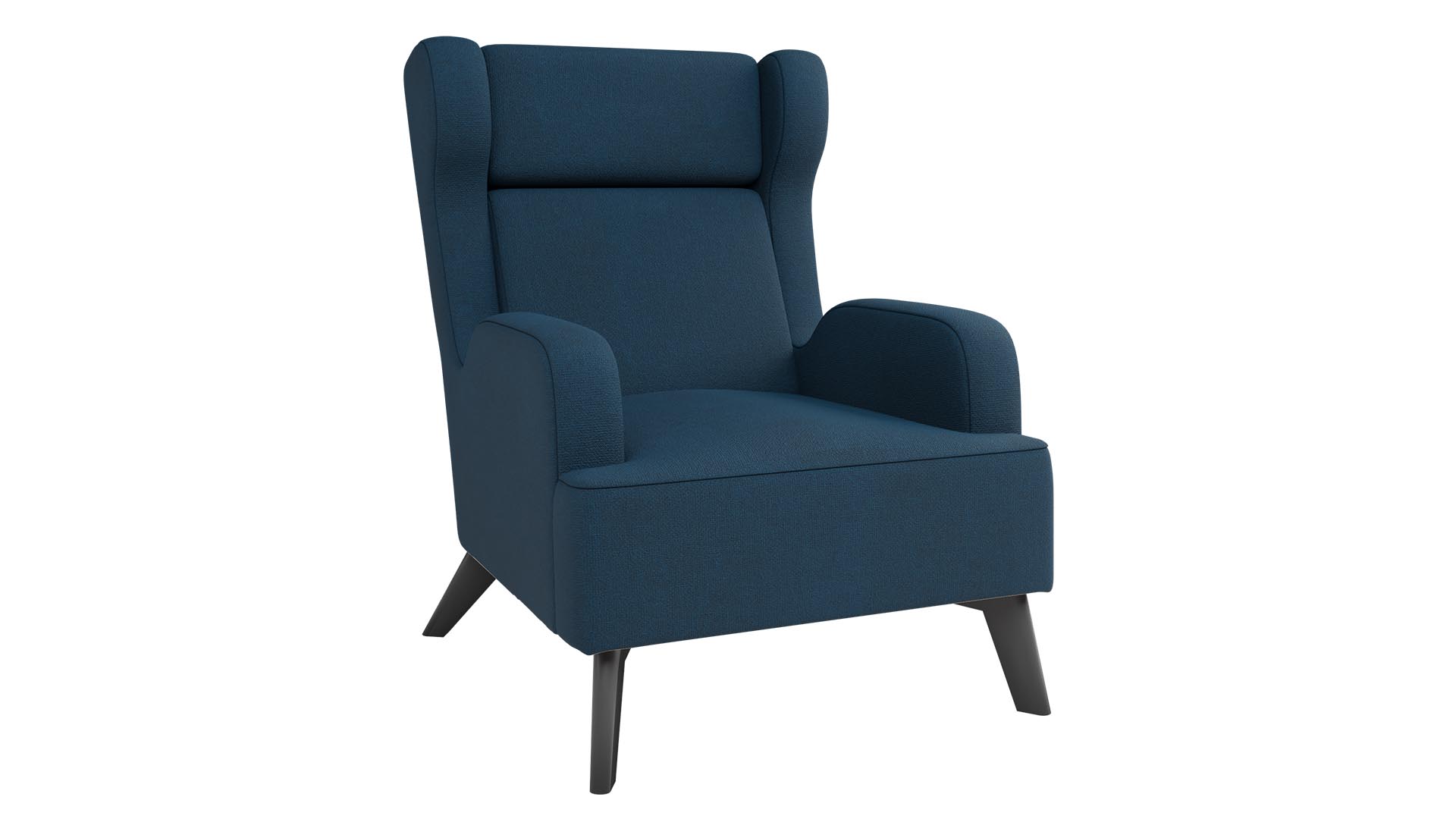 Fotel wypoczynkowy niebieski Wing