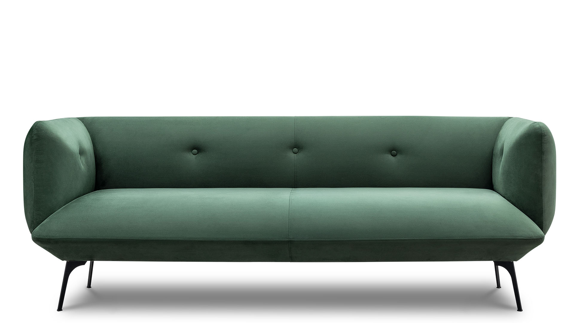 Sofa nowoczesna butelkowa zieleń Cosy