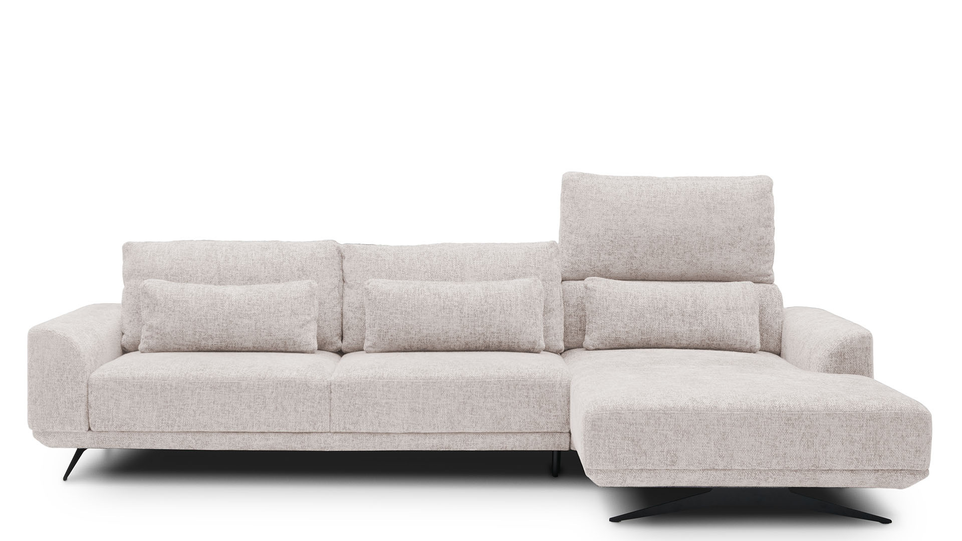 Corner sofa with seat extension function Misty