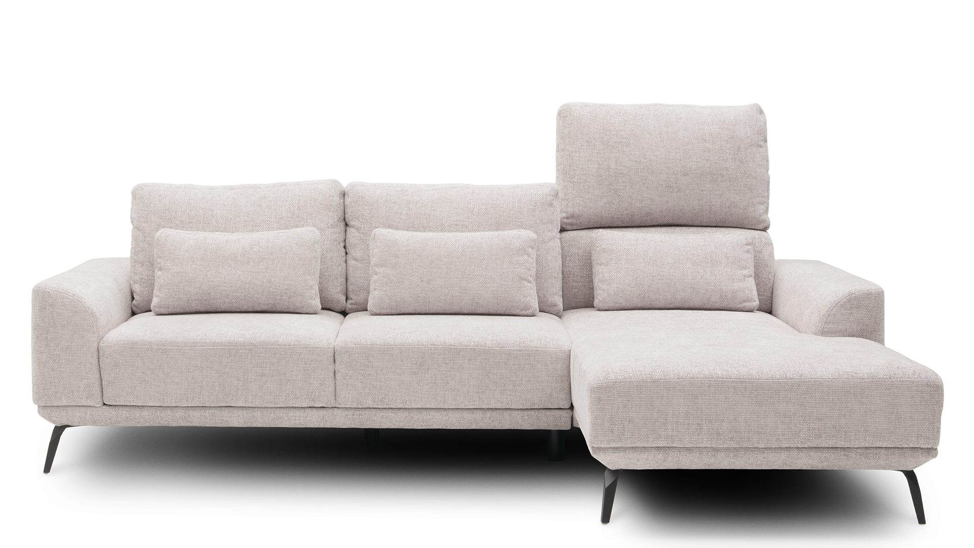 Corner sofa with seat extension function Misty